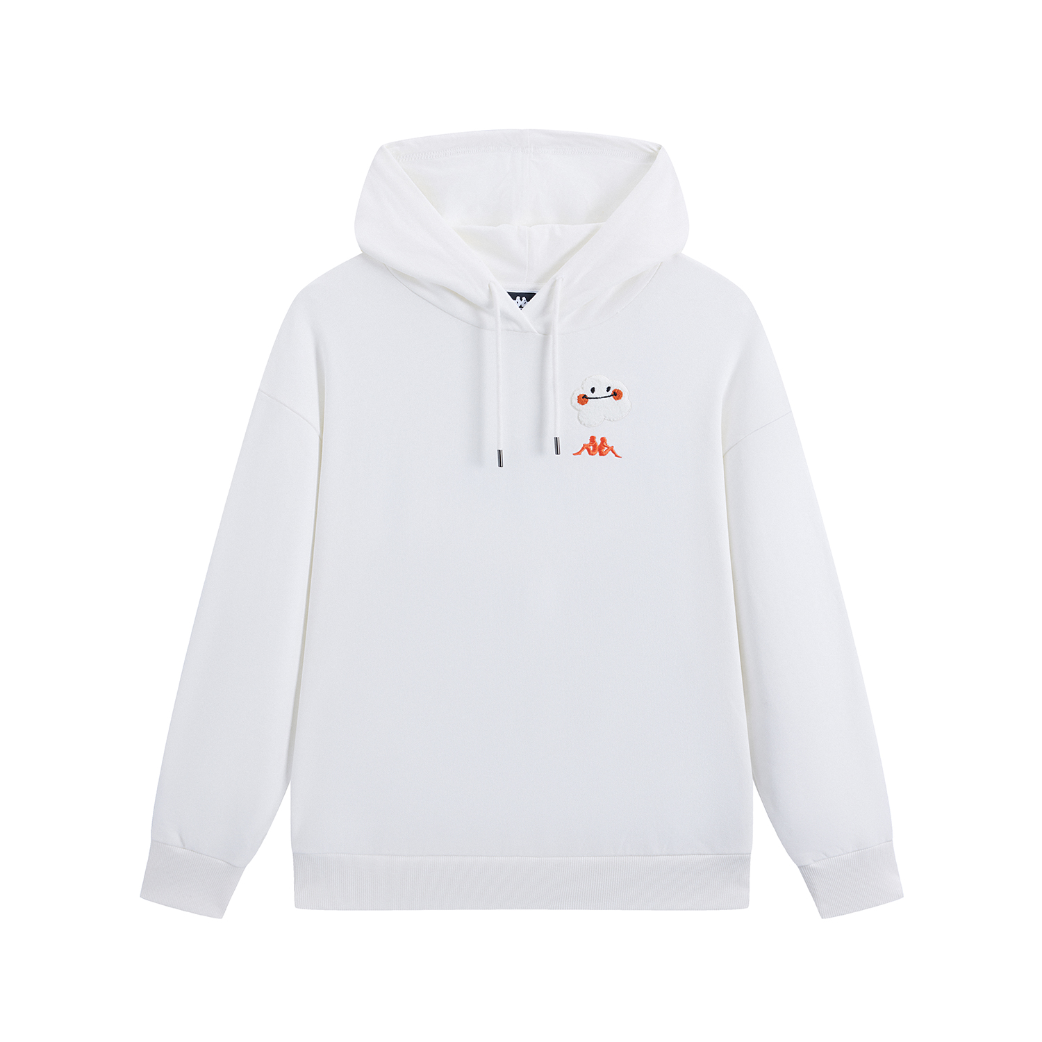 

Толстовка унисекс многоцветная Kappa, Korean White-012