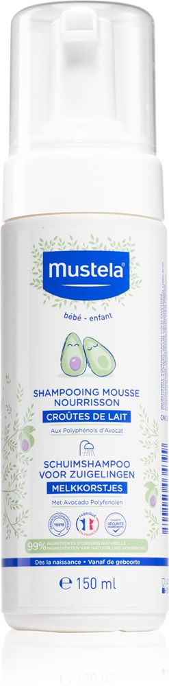 

Пенный шампунь Bébé для детей с рождения Mustela, 150 мл