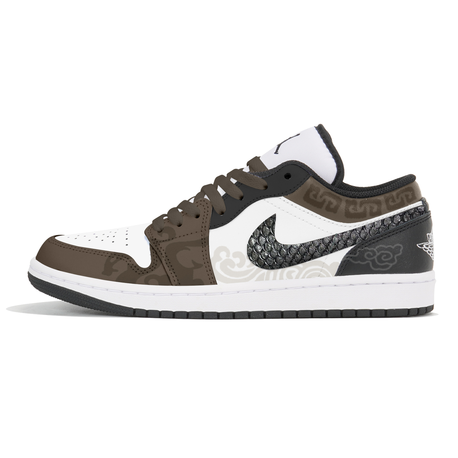 

Jordan Air 1 нескользящие устойчивые к истиранию кеды мужские black brown