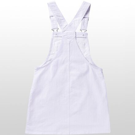 

Юбка с нагрудником из твила женская Dickies, цвет Purple Rose Hickory Stripe