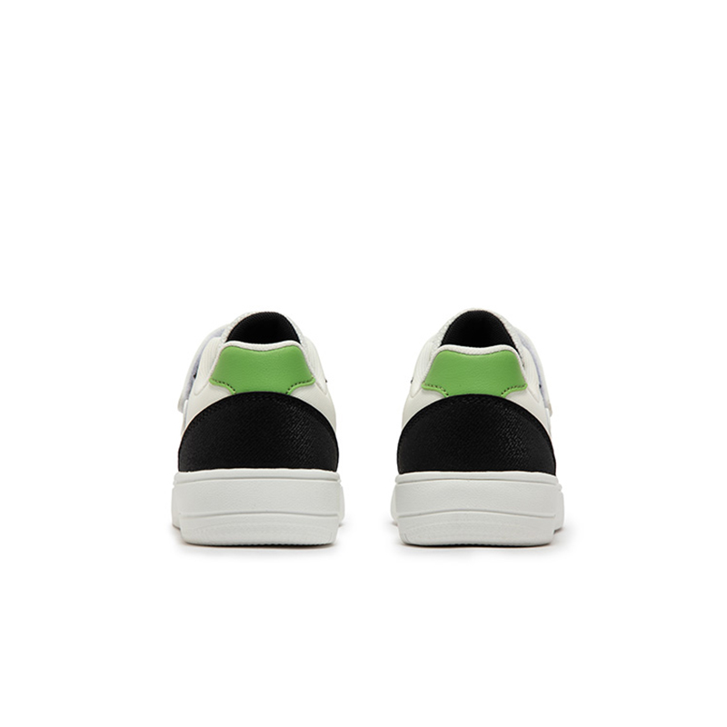 XTEP Детские кроссовки для скейтбординга Sail White Black с нескользящей подошвой и низким верхом — фото 3
