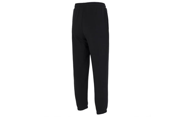Спортивные штаны Men's adidas Knit Pants Label Logo Casual Sports Bundle Feet Long Pants/Trousers Autumn Black, черный — фото 2