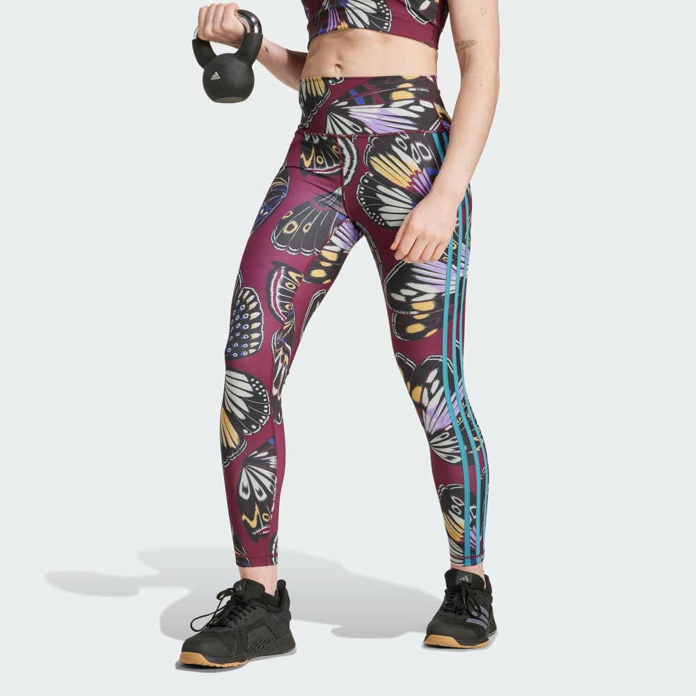 

Леггинсы Adidas x FARM 7/8 Leggings, цвет Black/Amazon Red/Energy Ink