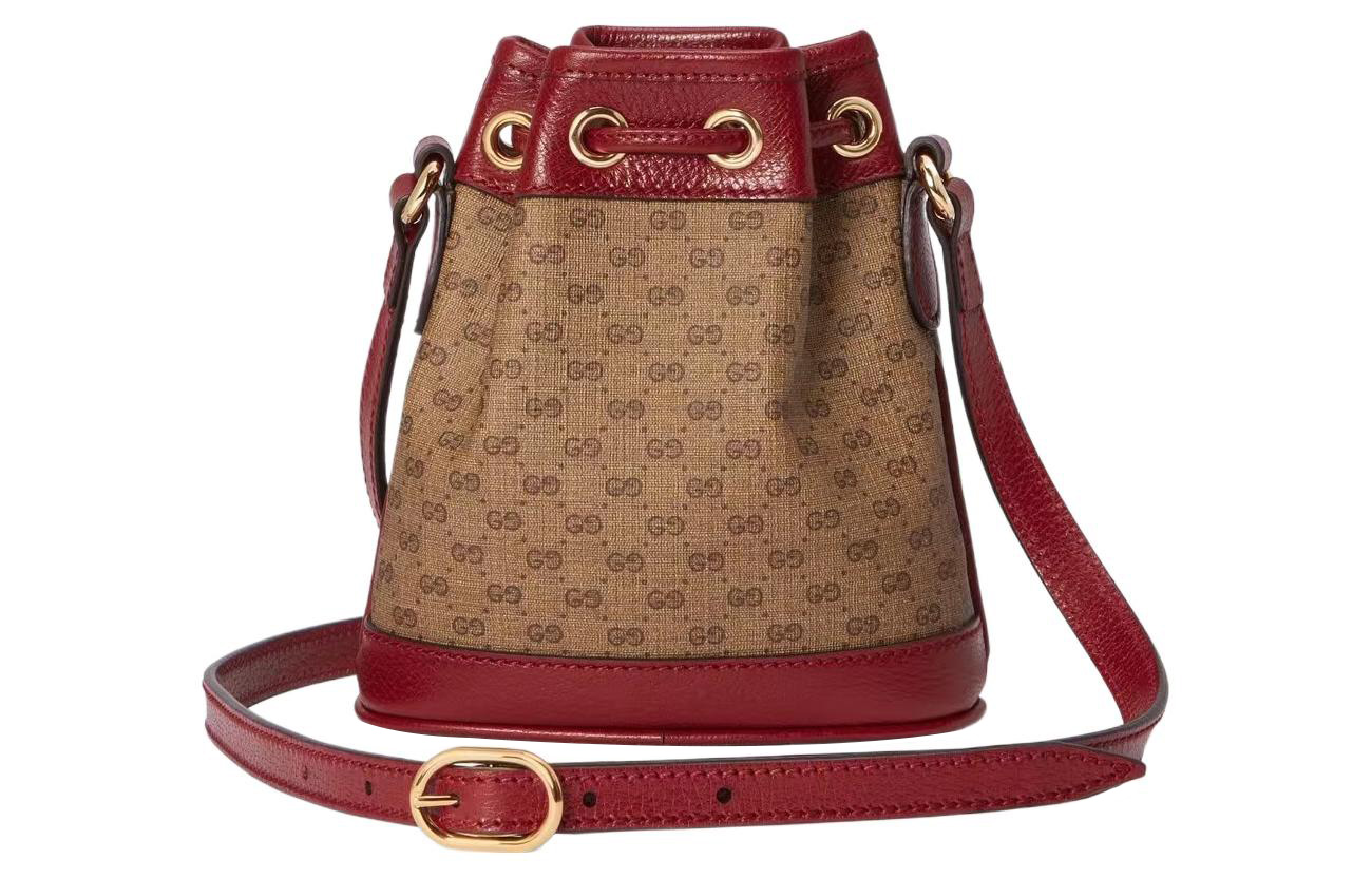 Сумка-ведро GUCCI с принтом Doraemon — фото 4