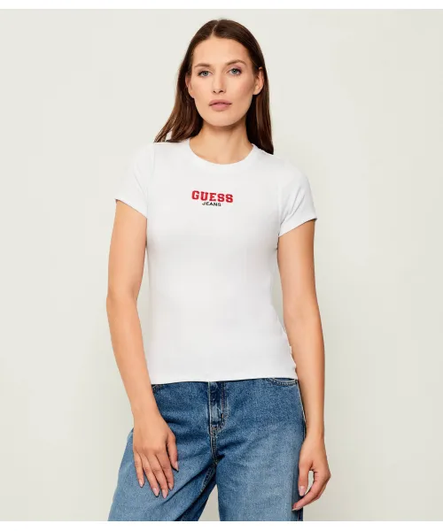 

Футболка Slim fit Guess Jeans, белый