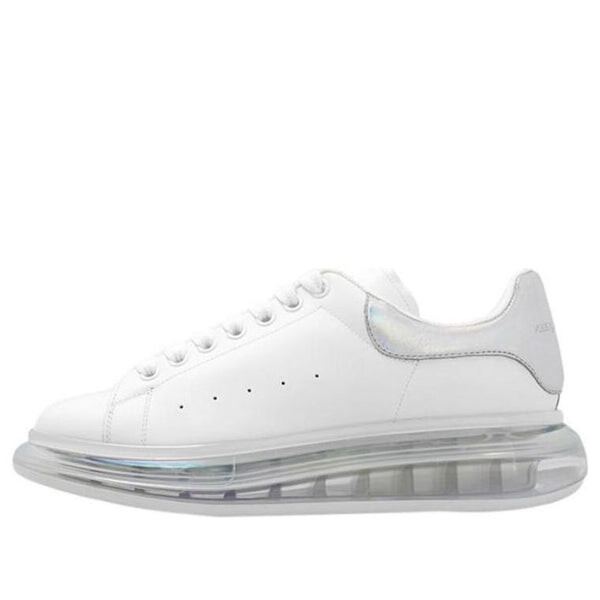 

Кроссовки clear sole oversized sneaker 'white pearl' Alexander Mcqueen, белый