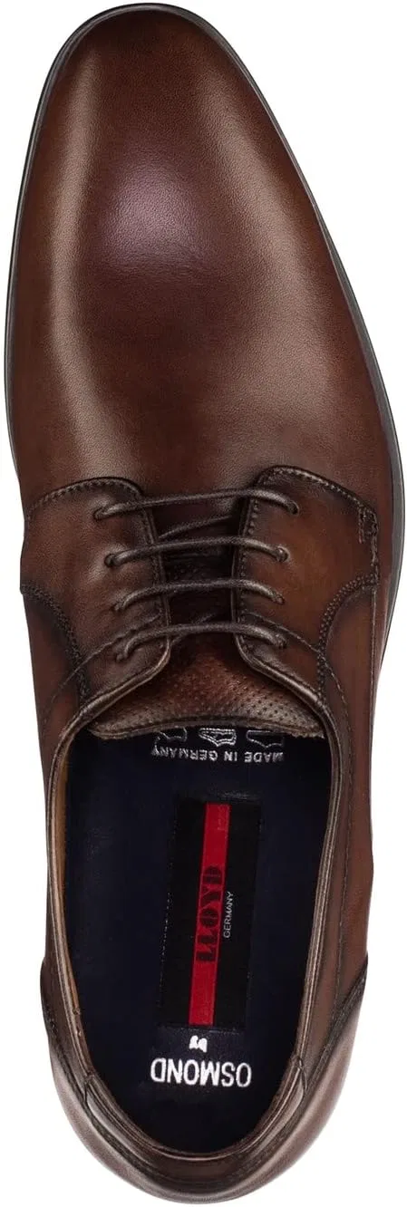 Мужские кожаные низкие туфли Lloyd Osmond Simple Business с резиновой подошвой, T D Moro — фото 3