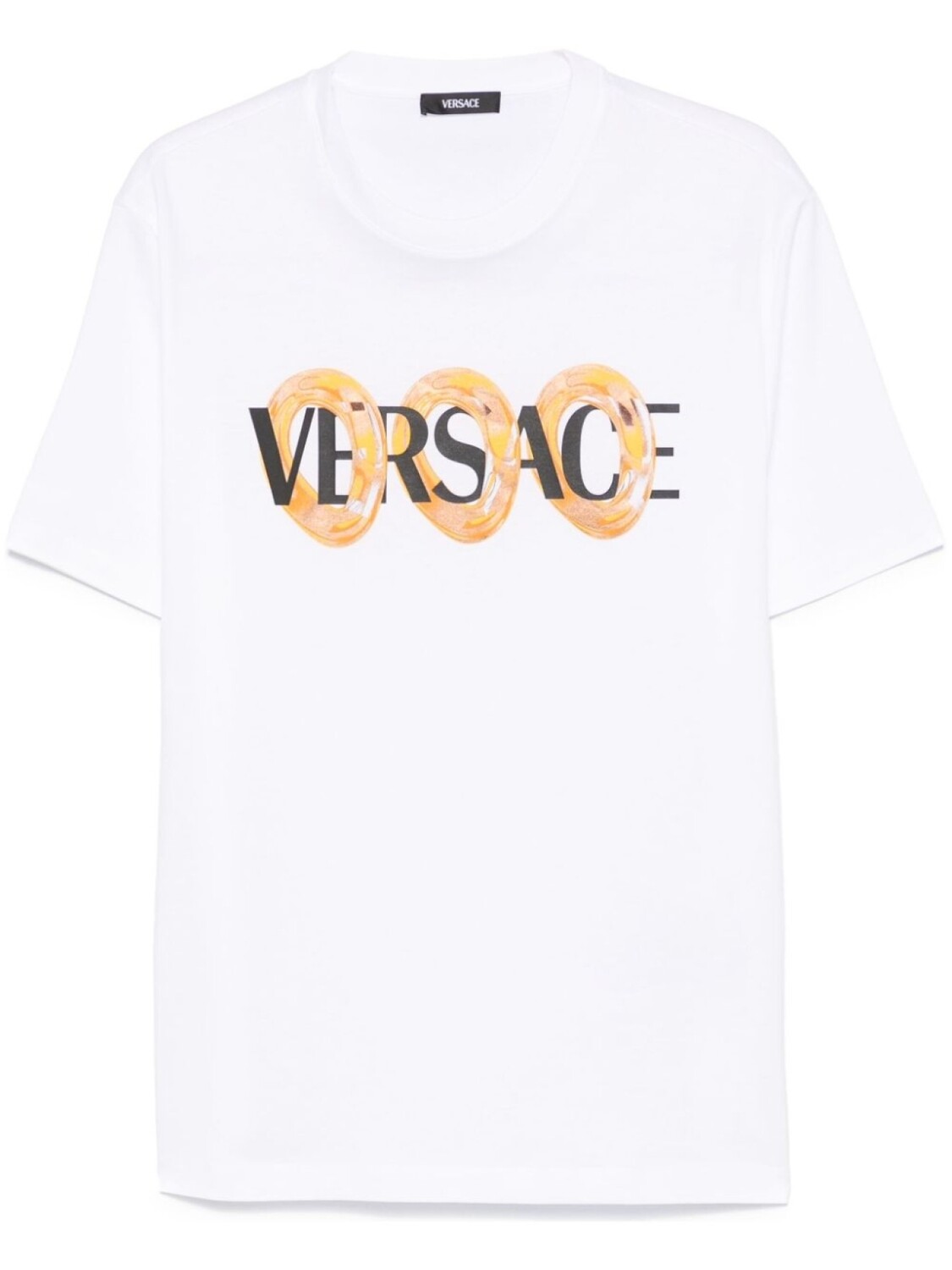 

Versace футболка с логотипом, белый