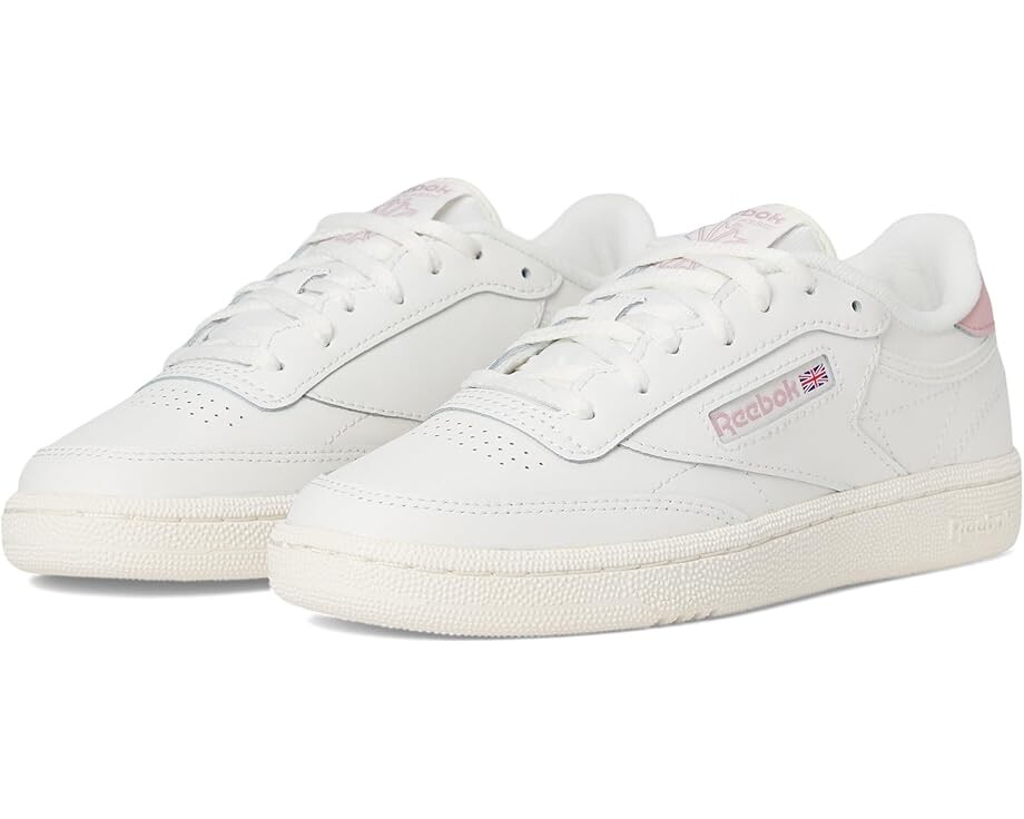 

Кроссовки Reebok Kids Club C, цвет Chalk/Chalk/Rose