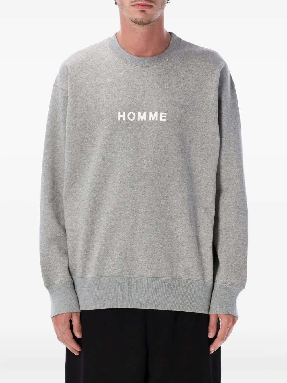 

Мужской свитшот с круглым вырезом Comme des Garçons Homme, серый