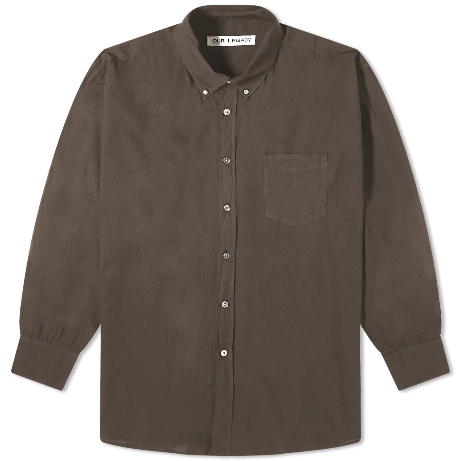 

Рубашка Our Legacy Borrowed Button Down, коричневый