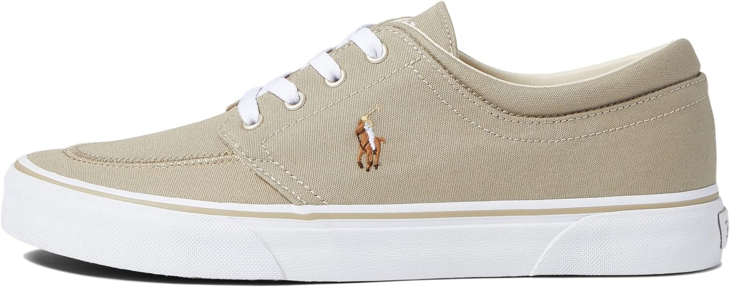 Кроссовки Faxon X Low-Top Canvas Sneaker Polo Ralph Lauren, цвет Hampton Khaki/Multi — фото 4