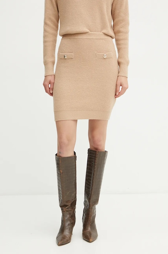 

Юбка с добавлением шерсти ZYLEE Guess, бежевый