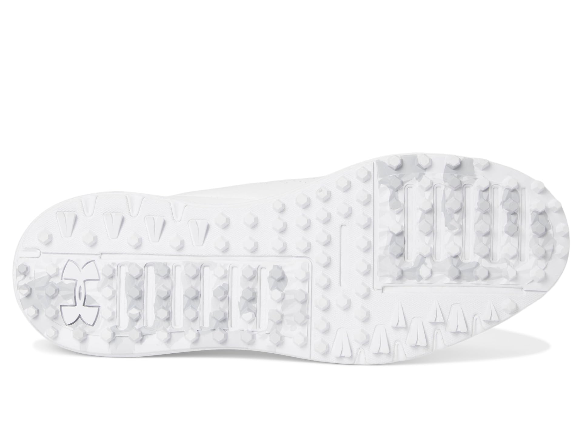 Кроссовки Under Armour Drive Fade Spikeless, цвет White/White/Metallic Silver — фото 3