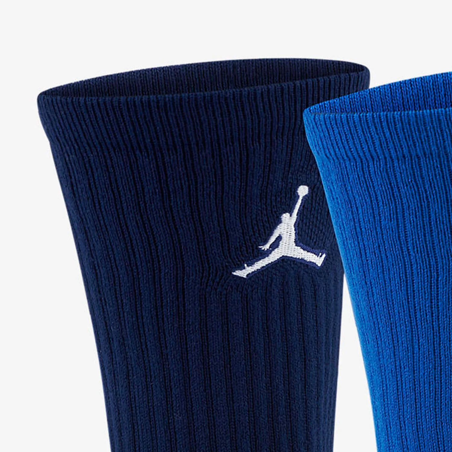 Носки баскетбольные унисекс набор из 3 пар Jordan, [1 Set 3 Pack]Navy Blue/Blue/Yellow — фото 3