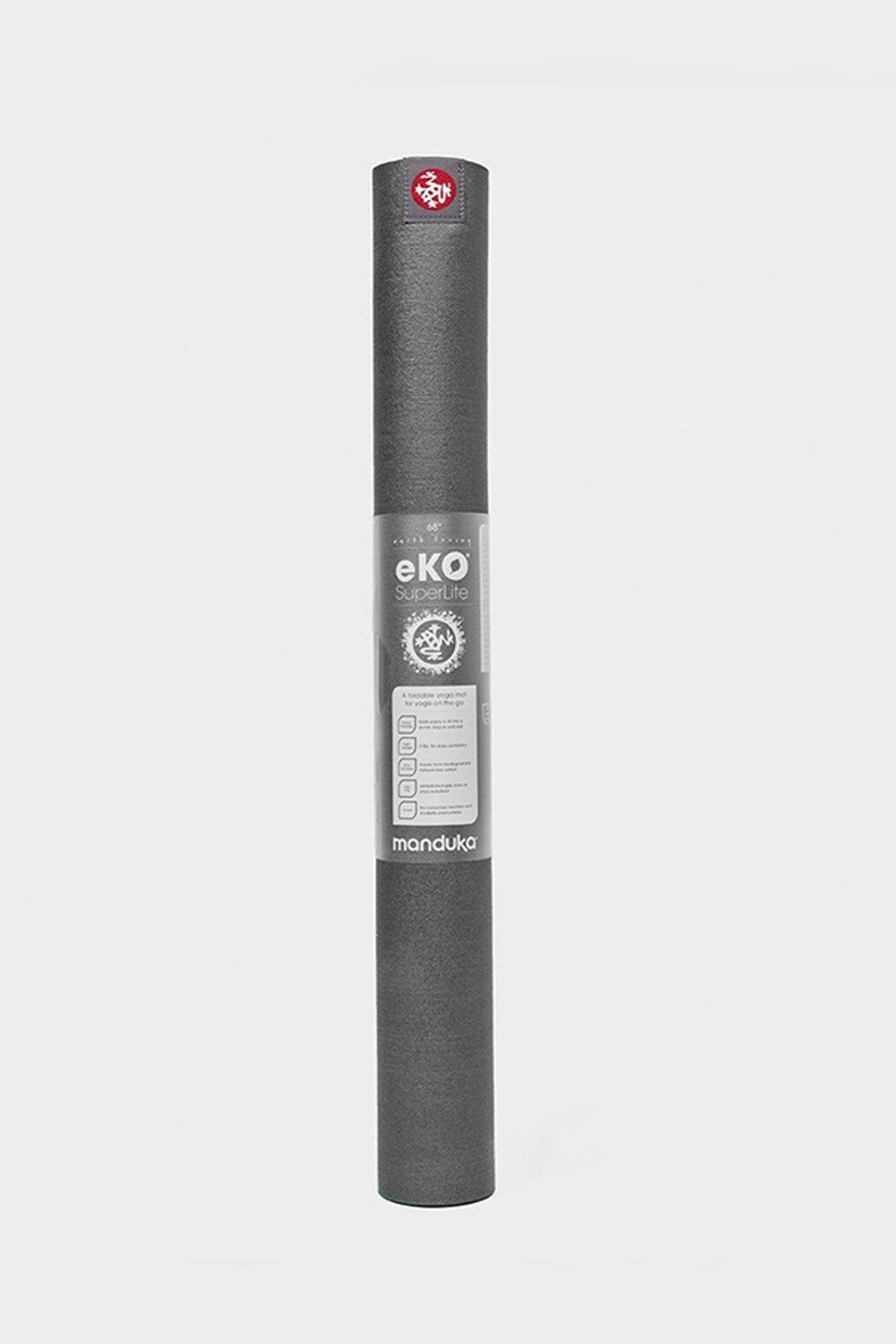 Коврик для йоги eKO SuperLite Travel 1,5 мм Manduka, серый — фото 4