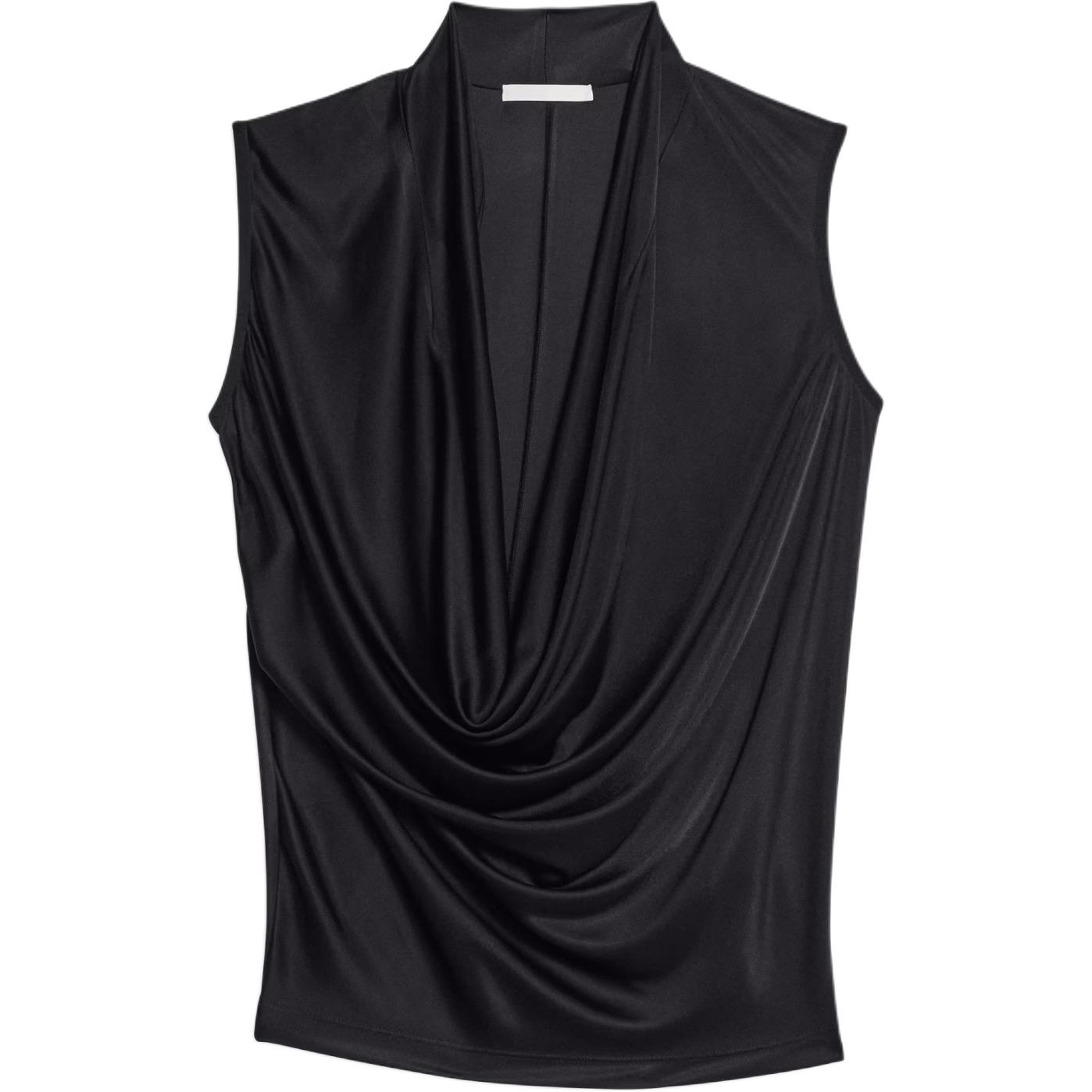 

Топ-хомутик без рукавов Helmut Lang, черный