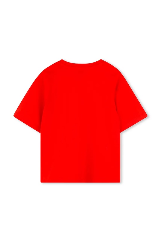 

Хлопковая футболка детская Kenzo Kids, красный