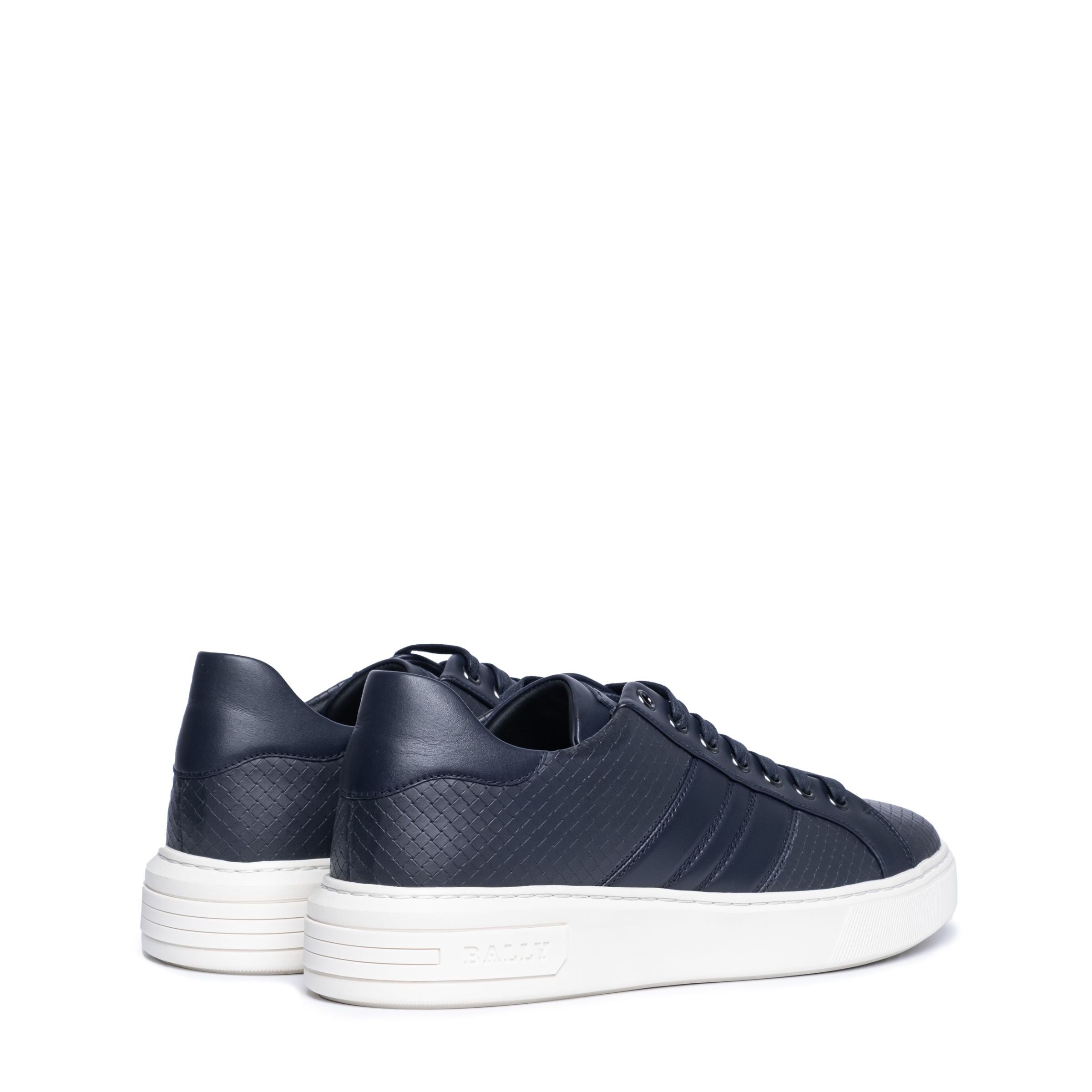 Мужские кроссовки Bally Mirty 6238673 из телячьей кожи Midnight, синий — фото 4