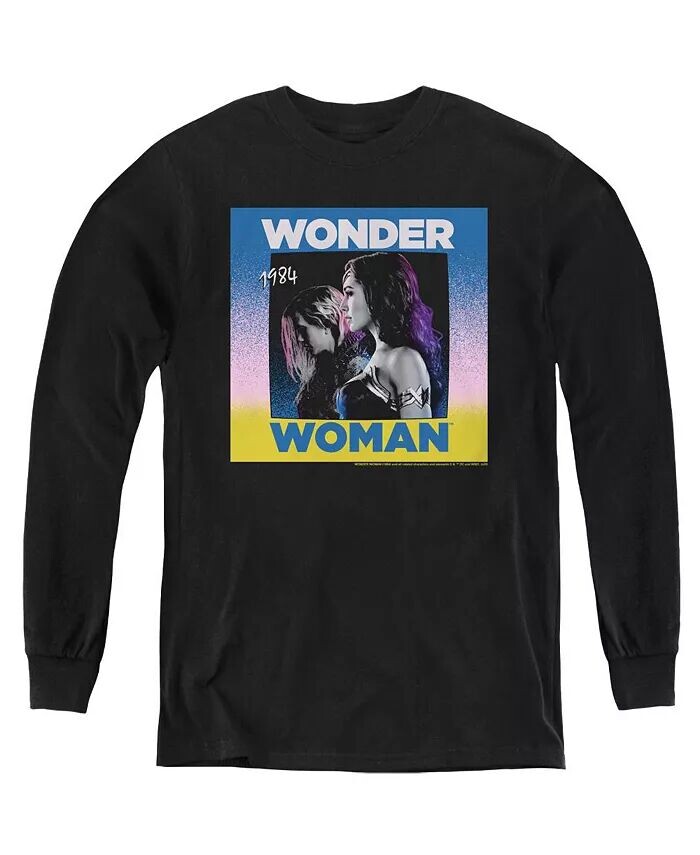 

84 Youth Wonder Duo толстовка с длинным рукавом Wonder Woman, черный