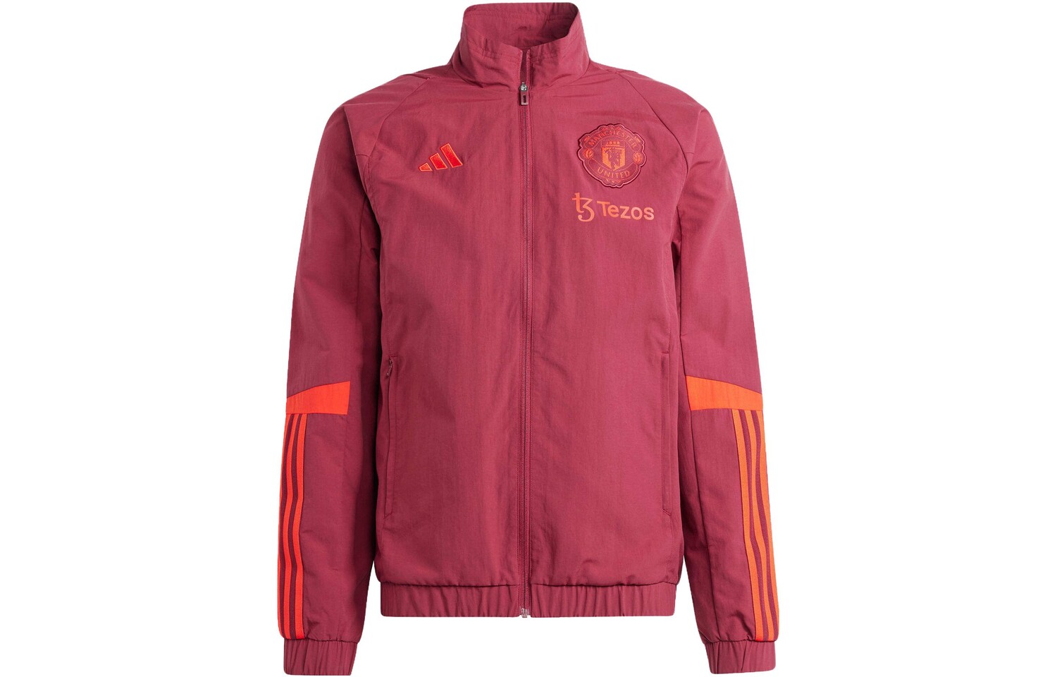 

MANCHESTER UNITED THEATRE OF DREAMS куртка мужская красная Adidas, красный