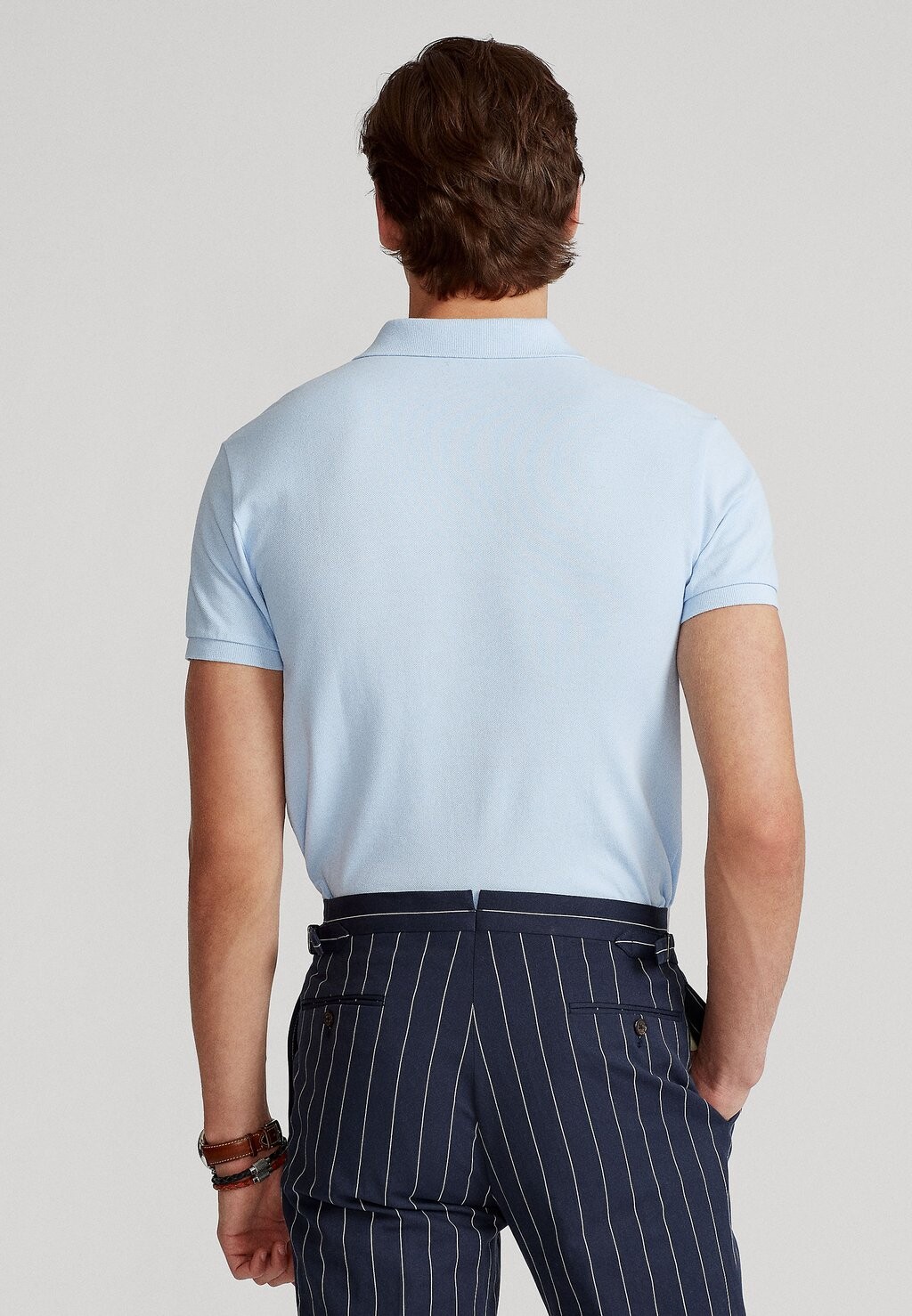 Рубашка-поло КОРОТКИЙ РУКАВ Polo Ralph Lauren, офисный синий — фото 3