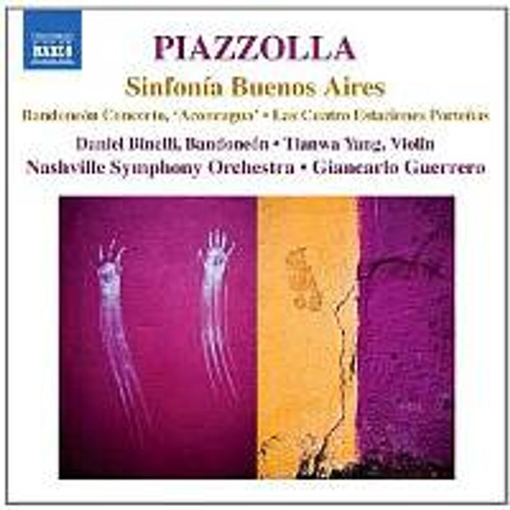 

Диск CD Piazzolla: Sinfonia Buenos Aires / Bandoneon Concerto 'Aconcagua' / Las Cuatro Estaciones Portenas - Astor Piazzolla, Giancarlo Guerrero, Daniel Binelli, Nashville Symphony Orchestra