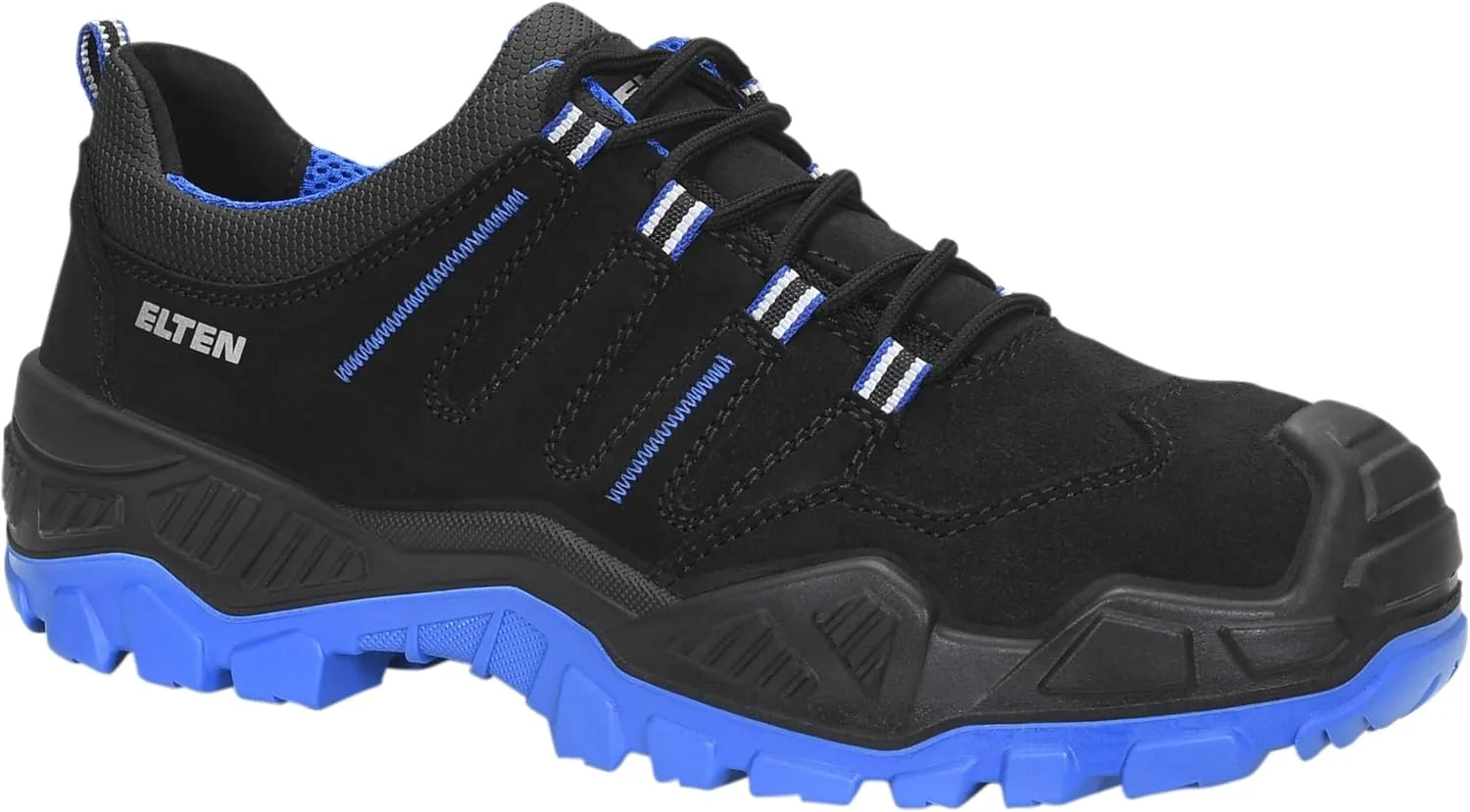 Защитные ботинки ELTEN Unisex Quentin Черный-Синий Low ESD S3s