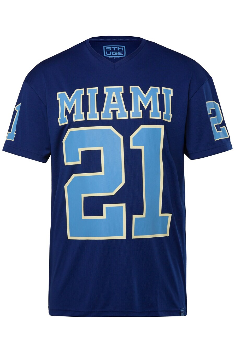 

Классическая футболка STHUGE Shirt, цвет light blue/dark blue