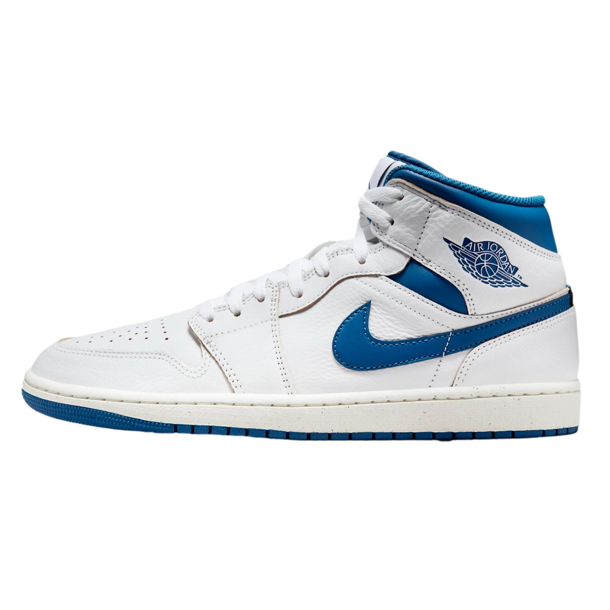 

Кроссовки Nike Air Jordan 1 Mid SE White / Industrial Blue - Sail FN5215-141 Men's