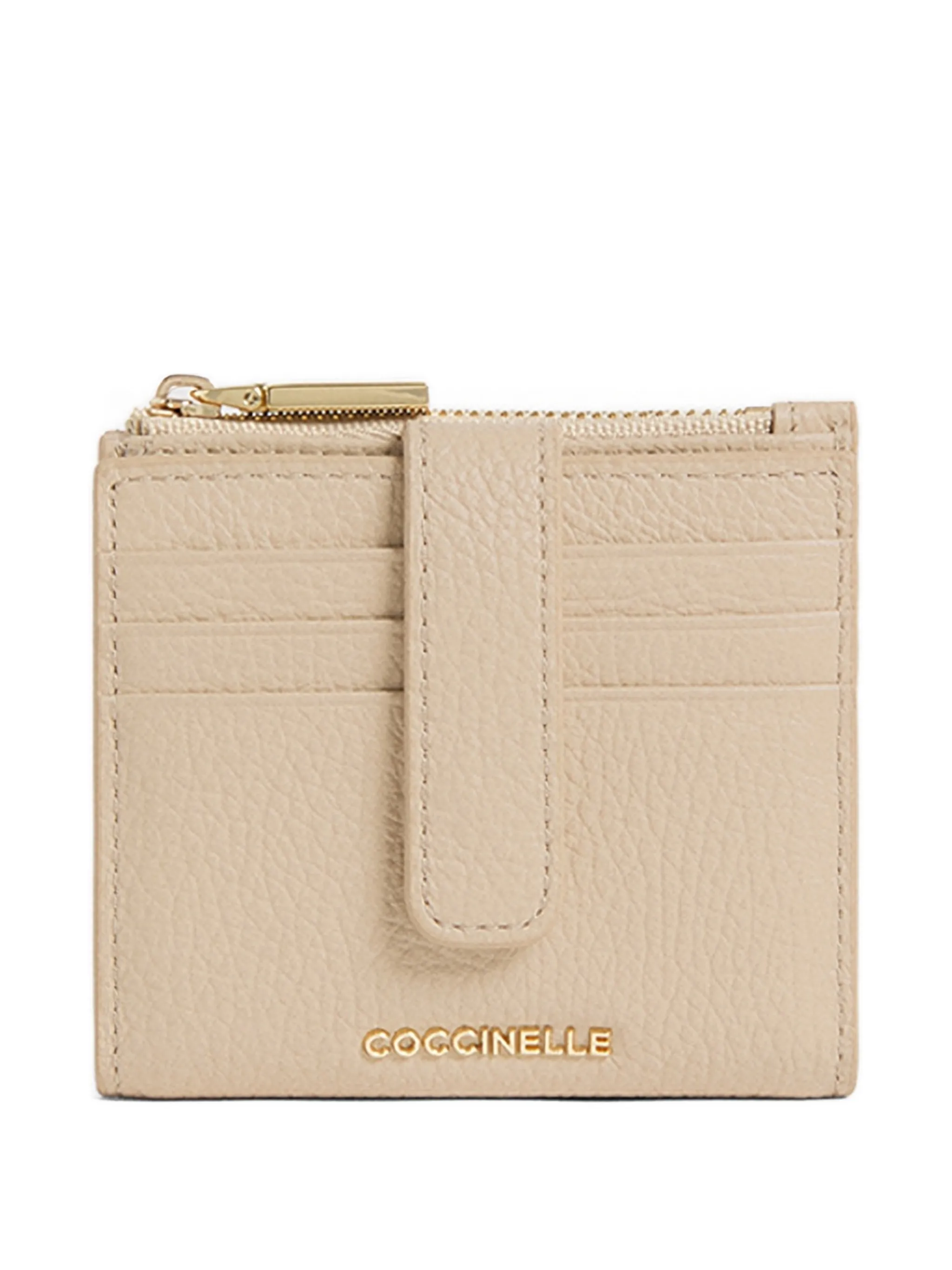 

Кошелек, застегивающийся на пресс-шпильку Coccinelle, бежевый
