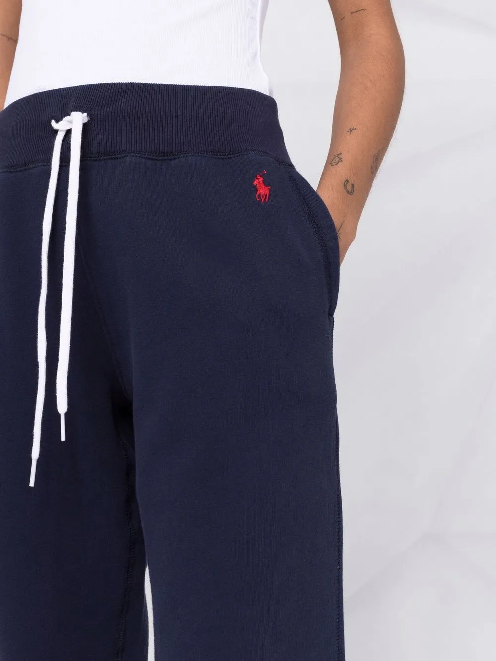 Зауженные спортивные брюки POLO RALPH LAUREN, синий — фото 3