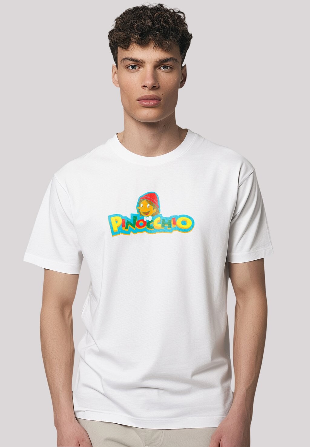 

Футболка с принтом PINOCCHIO LOGO F4NT4STIC, белый