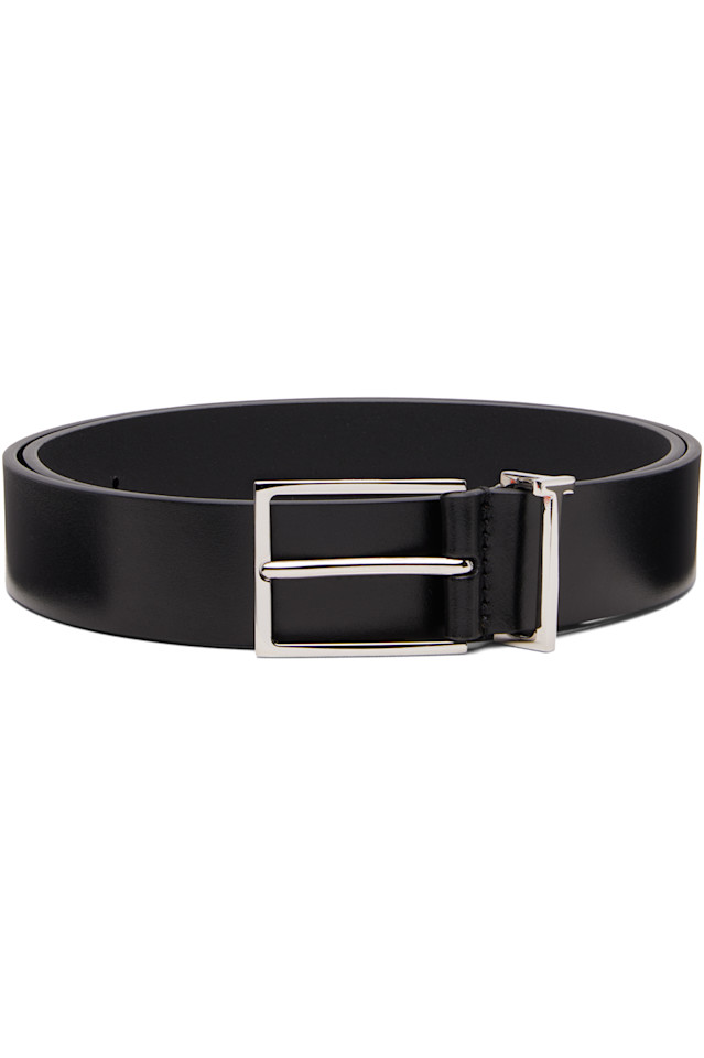 

Ремень из кожи вачетта с Т-образной петлей Tom Ford, черный