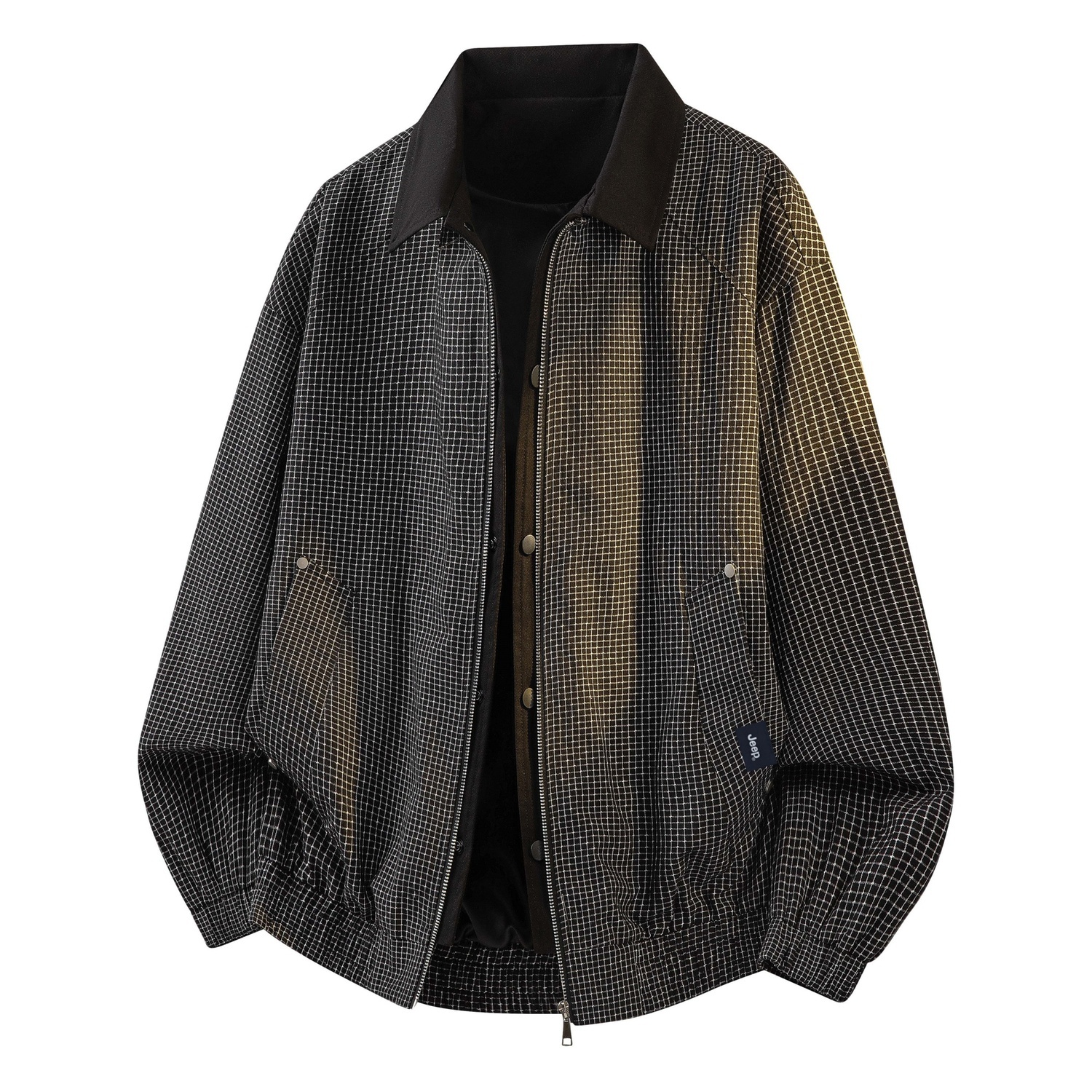 

Куртка Unisex Lapel Moderate Mock Two Piece Jeep, ink черный