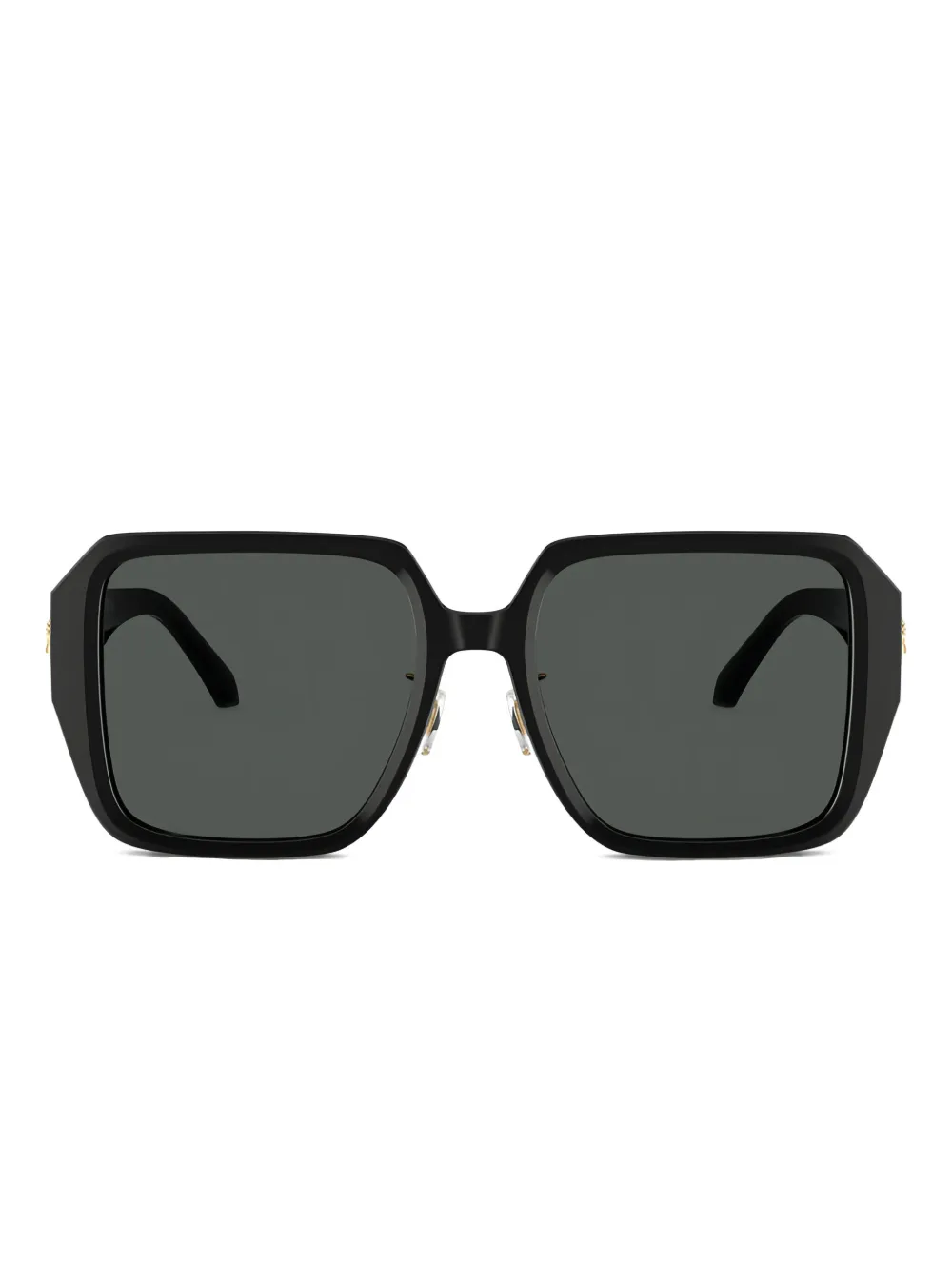 

Солнцезащитные очки Versace Square Full Rim, черная оправа и темно-серые линзы VE4472DGB1/87 Versace Eyewear