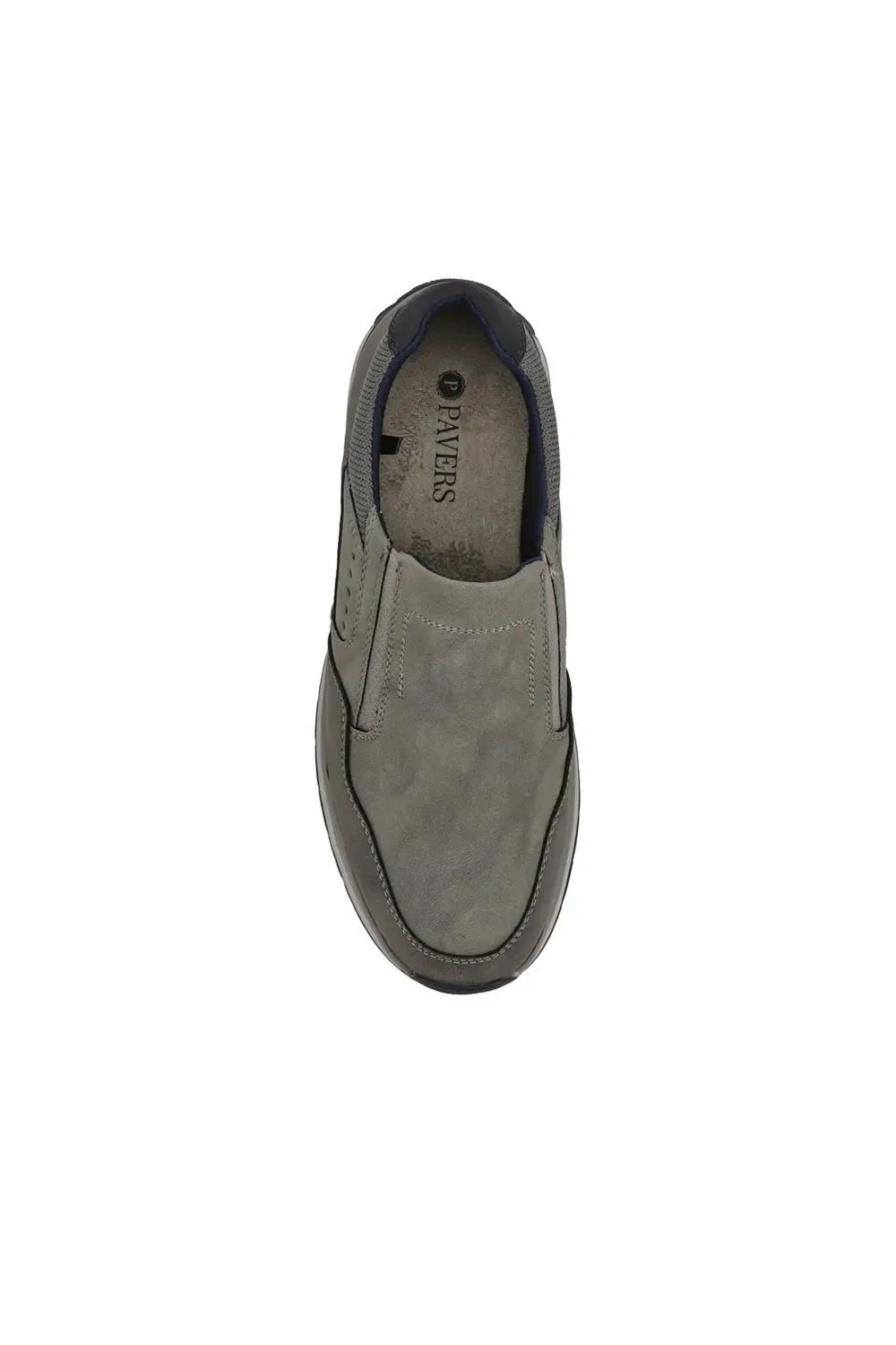 Повседневные туфли slip-on широкие Pavers, серый — фото 4