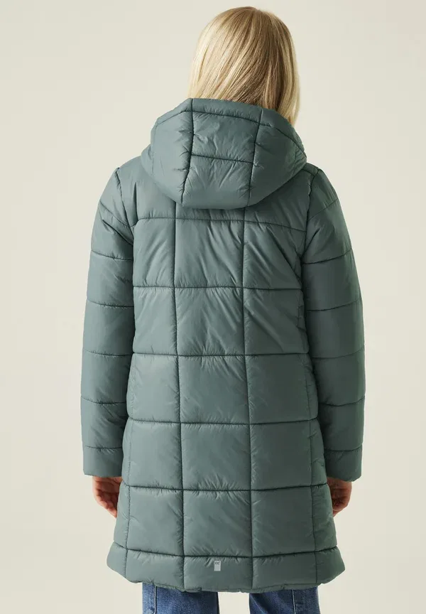Куртка Embrie longline water repellent padded jacket quilted jackets winter coat Regatta, зелёный — фото 3