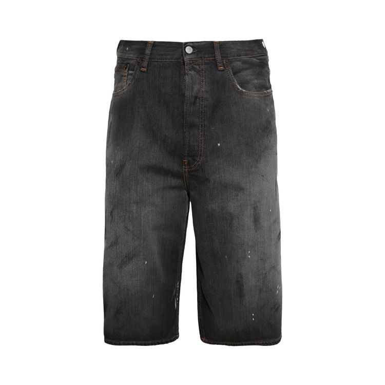 

Шорты Acne Studios Loose Fit Denim Shorts 'Black', черный