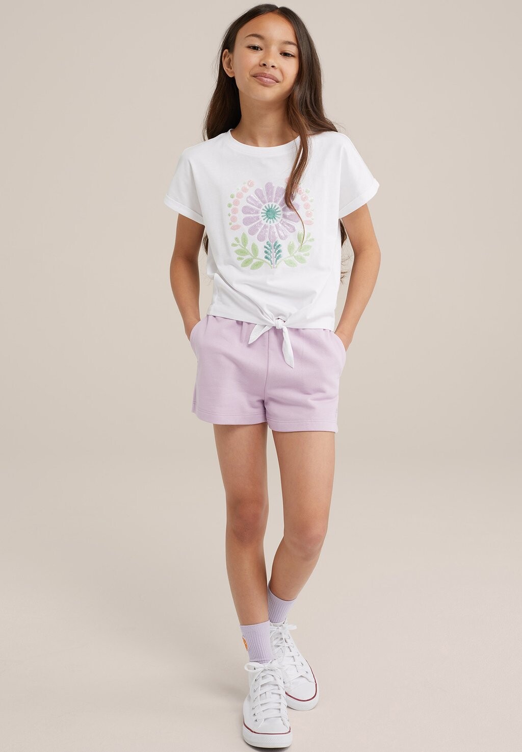 

Спортивные брюки WE Fashion, светло-розовый