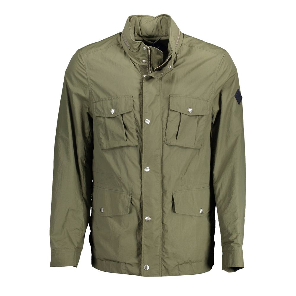 

Зеленая куртка из полиамида Gant, зеленый