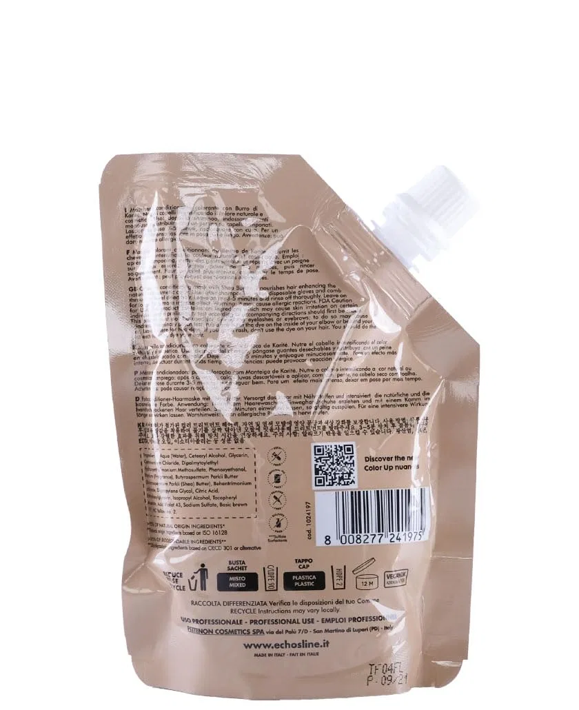 Маска-краска для волос Color Up Sandy Glow Beige от Echos Line Echosline — фото 2