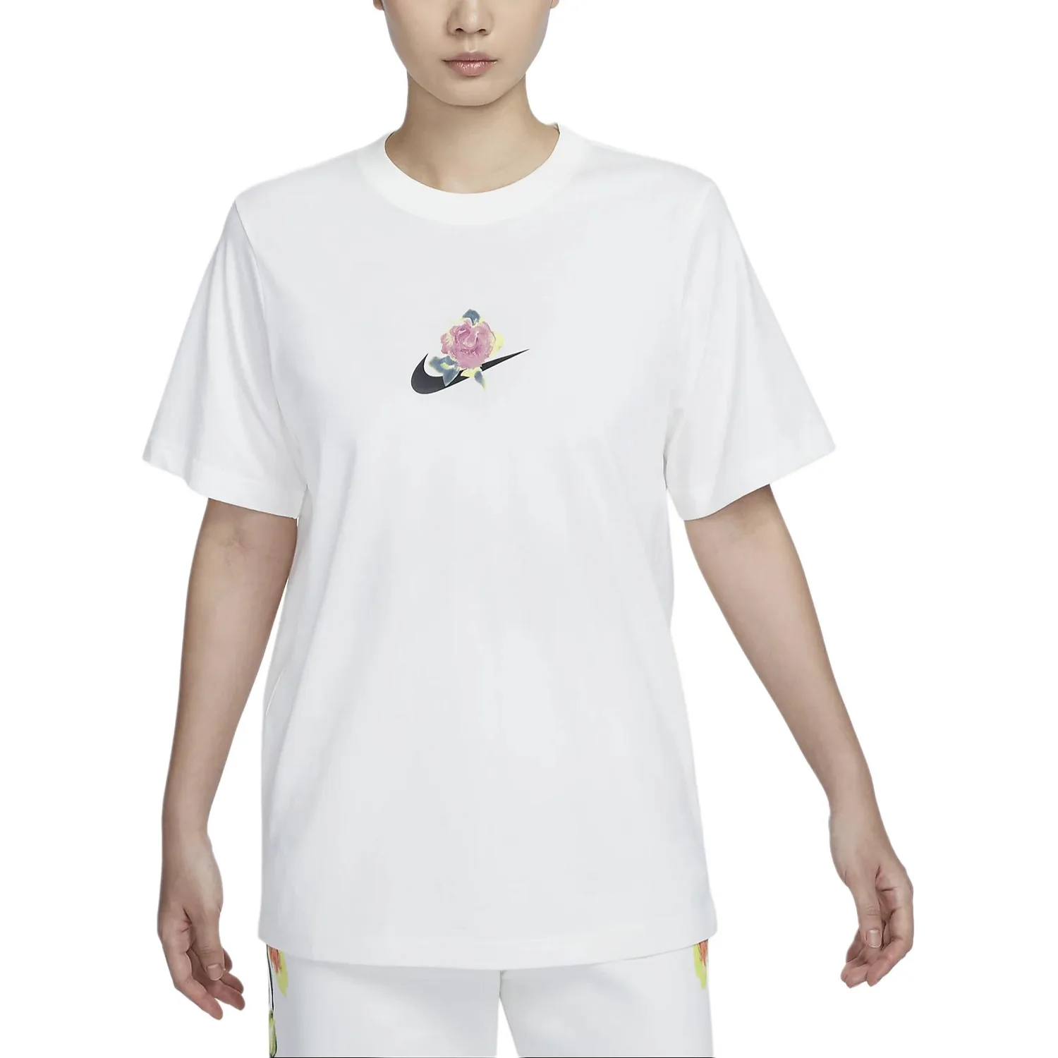 Футболка с принтом женская Artist Collection Nike, белый
