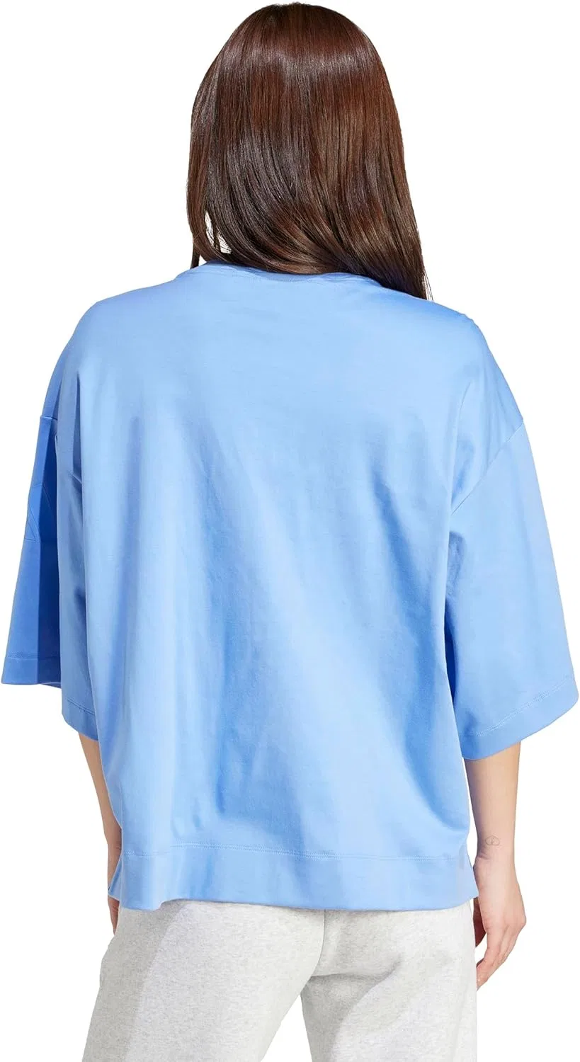 Футболка женская adidas All Szn Soft Lux Loose, Blue Fusion — фото 2
