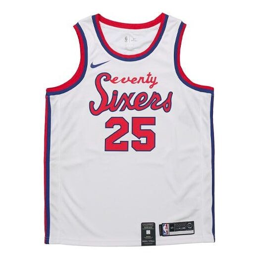 

Футболка nba retro limited jersey sw fan edition philadelphia 76ers simmons 2 no. 5 white Nike, белый