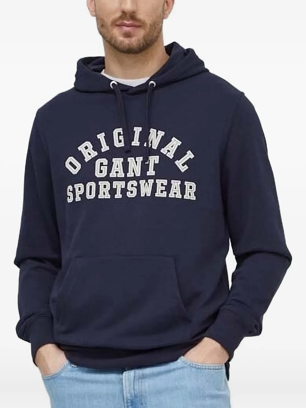 

Худи с логотипом Gant, синий