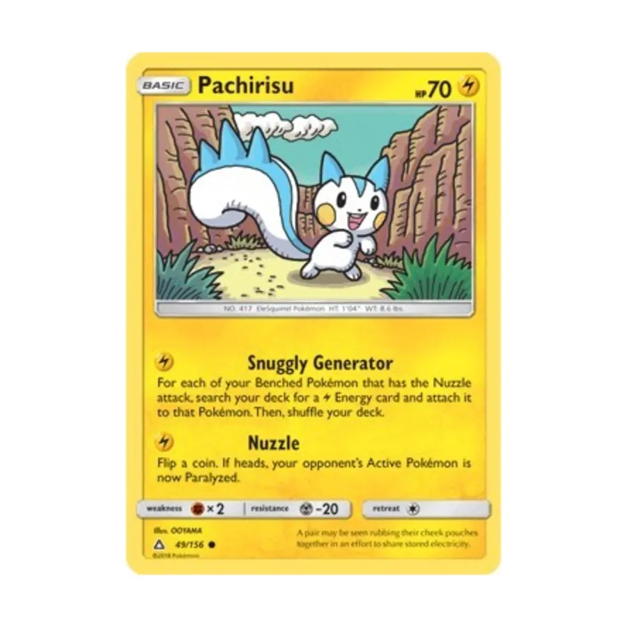 

CCG Пачирису (К) #49, Pokemon - Sun & Moon - Ultra Prism - Singles