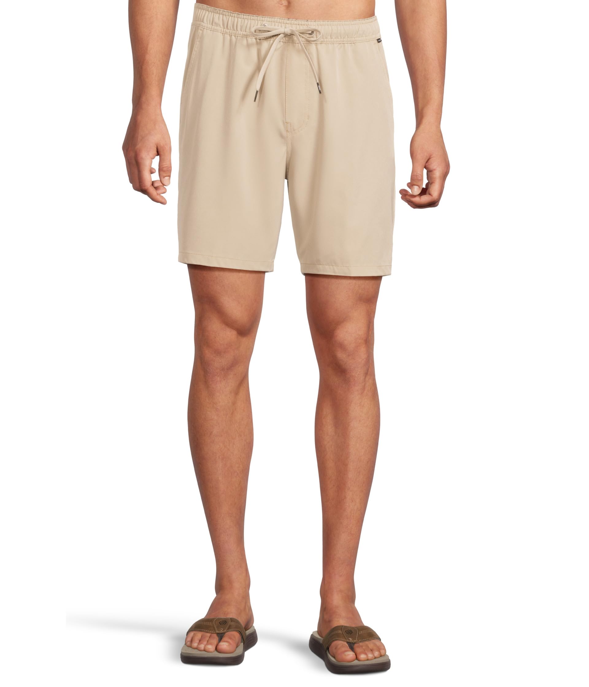 

Шорты Quiksilver Taxer Amphibian 18 Hybrid Shorts, серо-коричневый