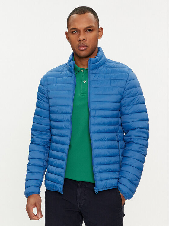 

Пуховик стандартного кроя United Colors Of Benetton, синий