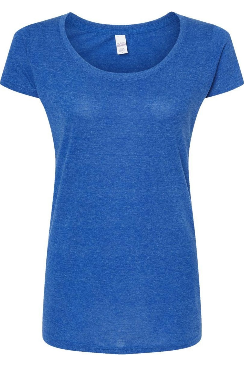 

Женская футболка Tultex Poly-Rich с круглым вырезом, цвет heather royal